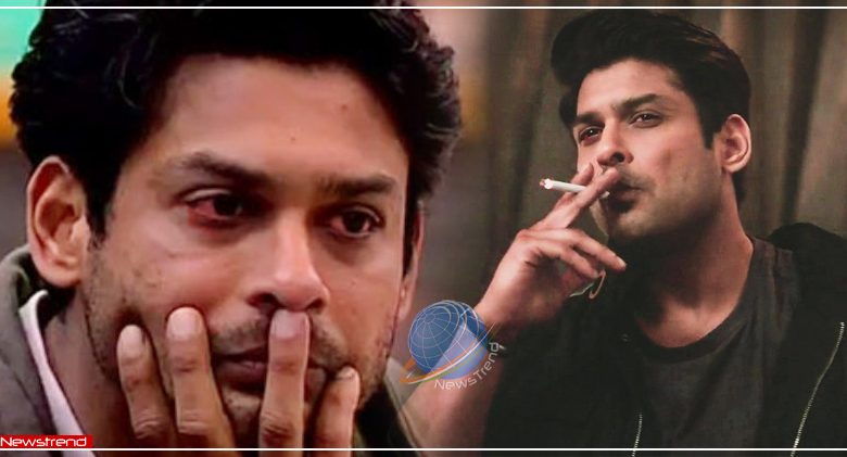 sidharth shukla smoking