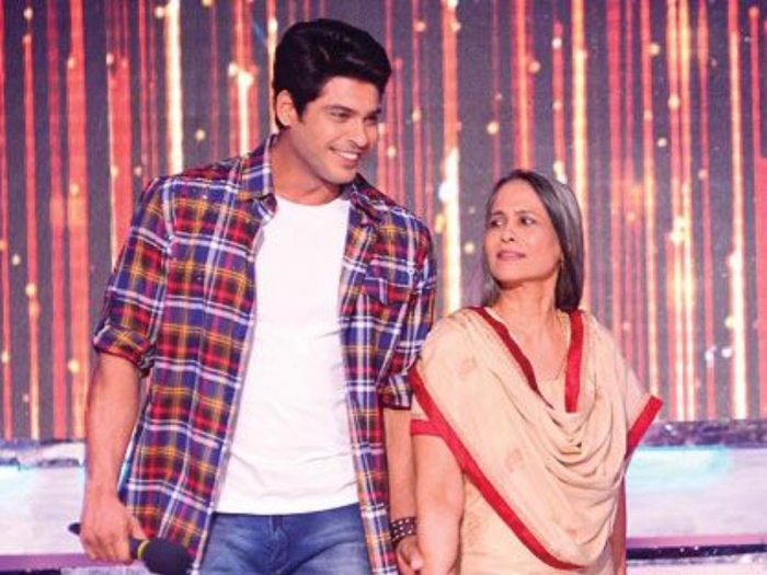 sidharth shukla with mother rita shukla