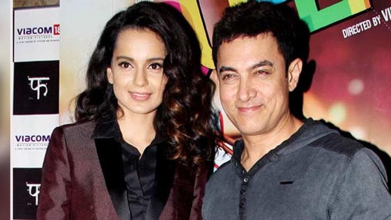 Kangana Ranaut and aamir khan