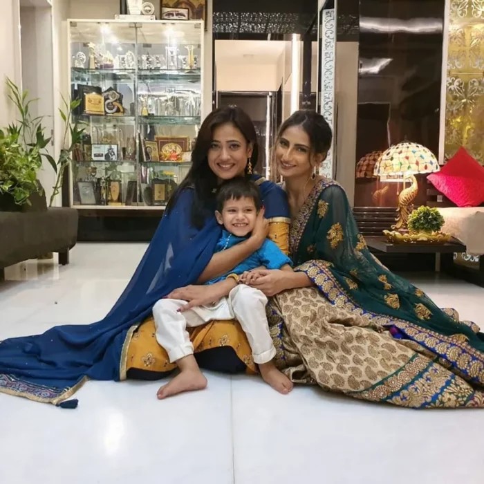 Shweta Tiwari with son