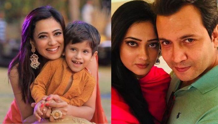 Shweta Tiwari with son