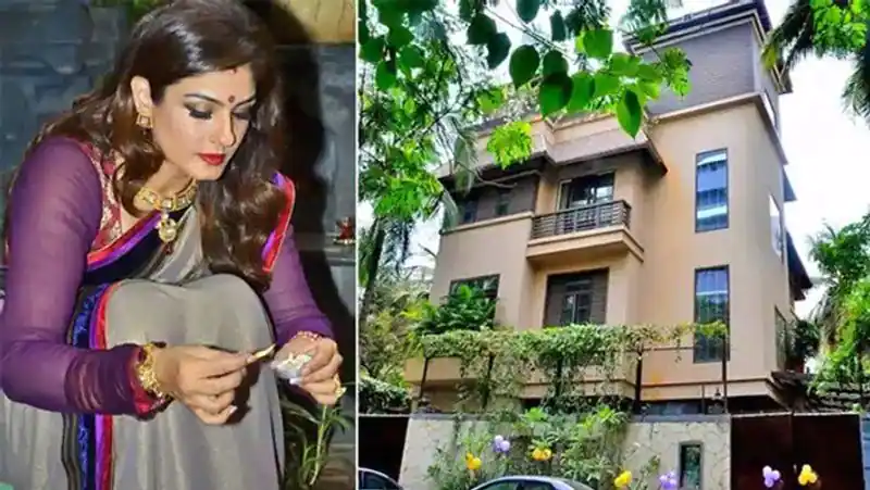 actress raveena tandon beautiful beach side house