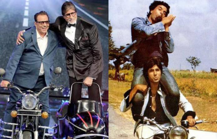 dharmendra and amitabh bachchan