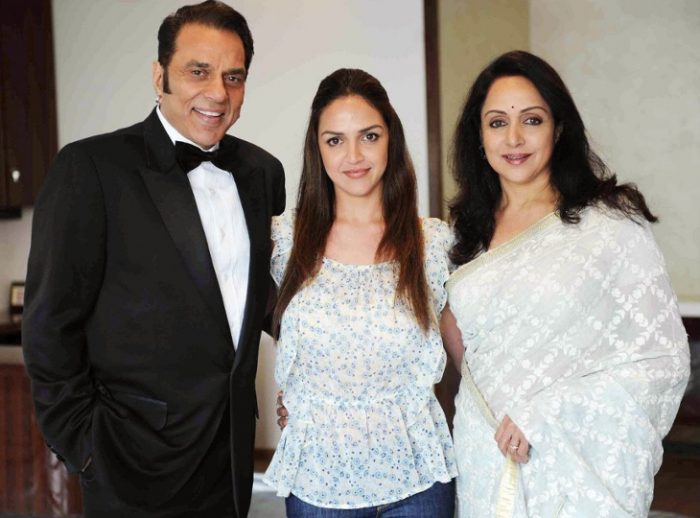 dharmendra hema malini and esha deol