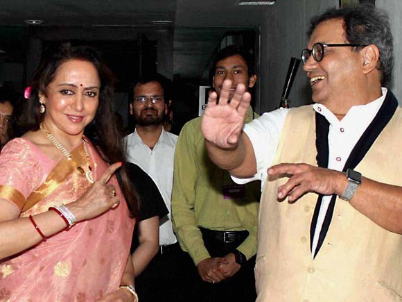 hema malini and subhash ghai