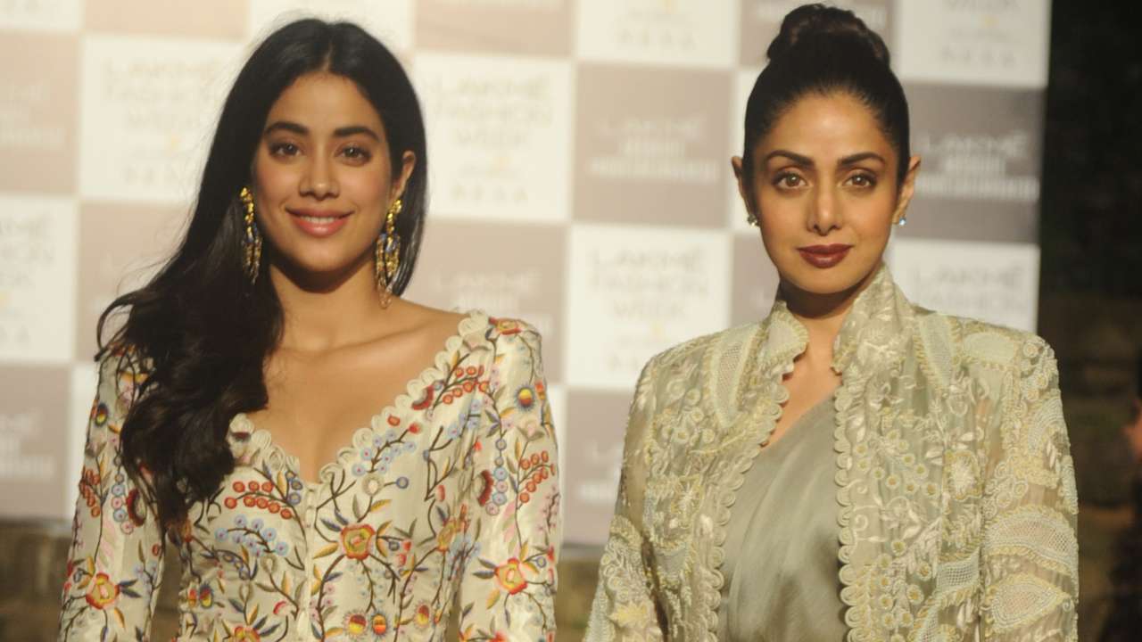 janhvi kapoor and sridevi