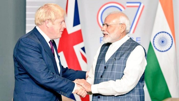 modi and boris johnson