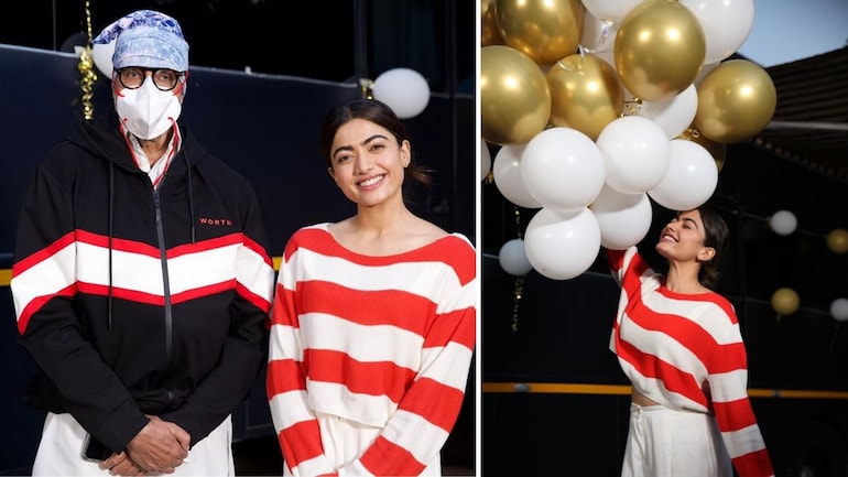 rashmika mandanna with amitabh bachchan