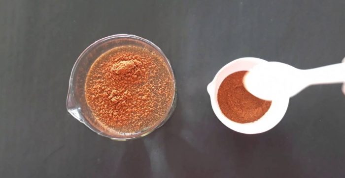 red chilli powder test