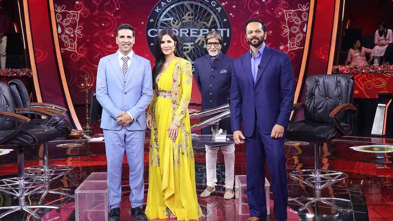 KBC 13 akshay katrina rohit shetty