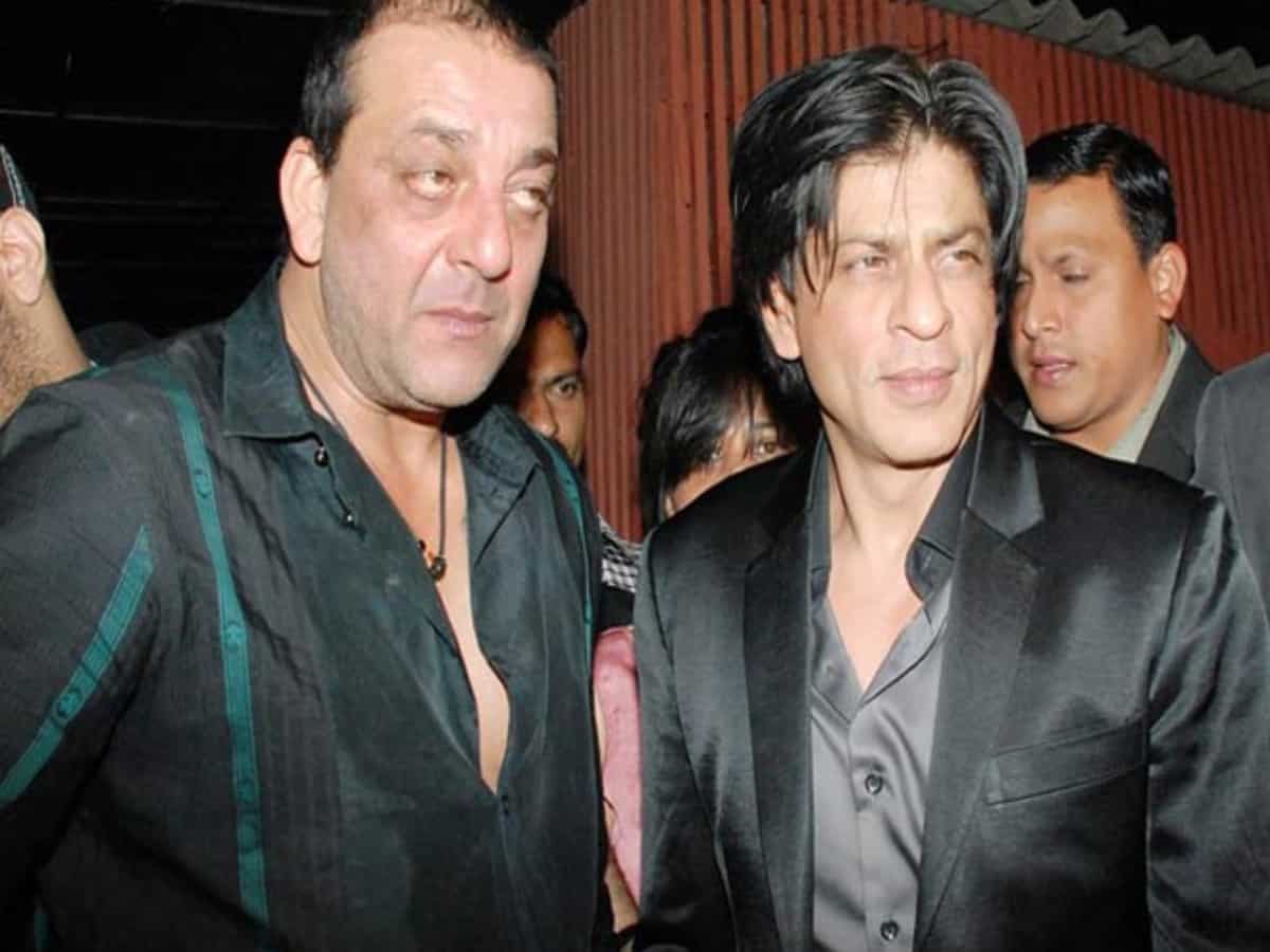 Shah Rukh Khan and sanjay dutt