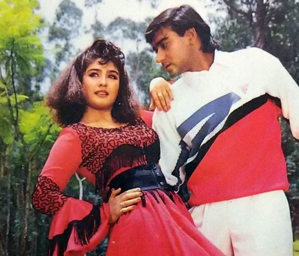 ajay devgn and raveena tandon