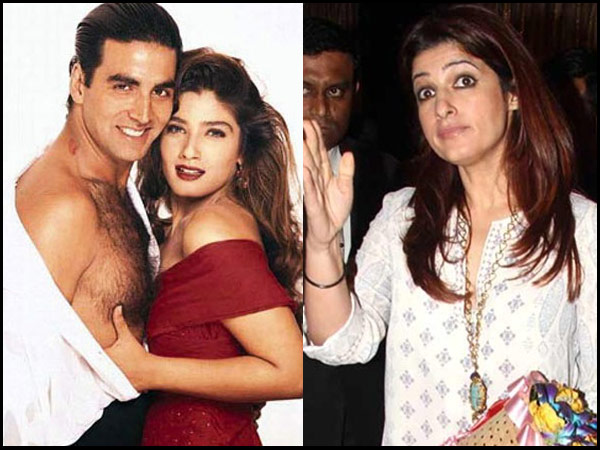 akshay kumar and twinkle khanna and raveena tandon