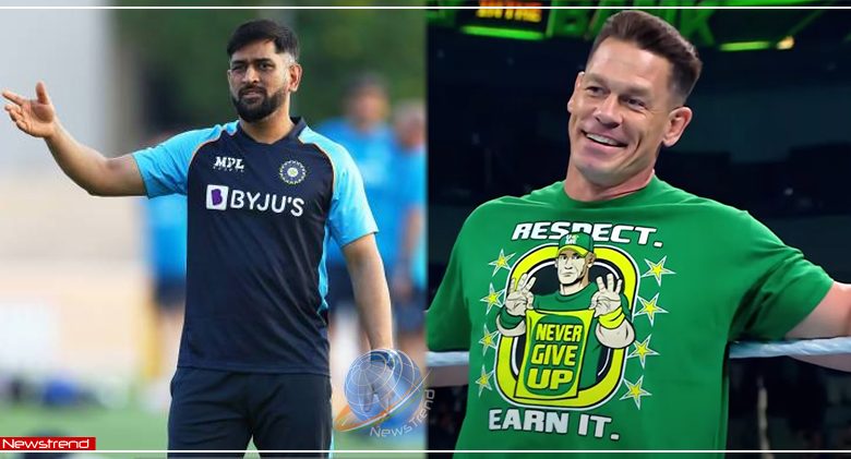 dhoni and john cena