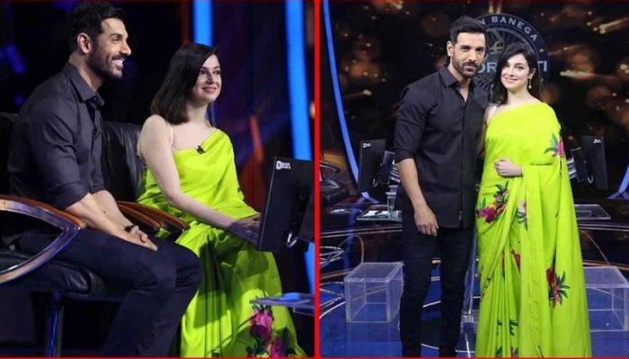 kbc john abraham and divya khosla 