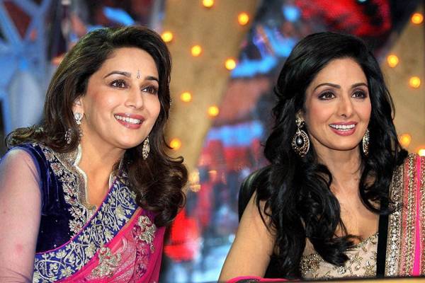 madhuri dixit and sridevi