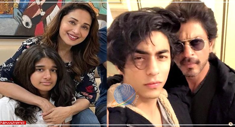 madhuri shahrukh khan sons