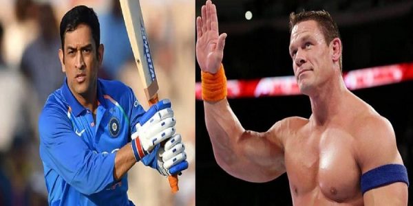 ms dhoni and john cena