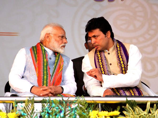 pm modi and biplab deb