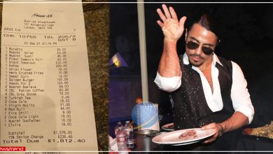 ristorante nusr resturant bill