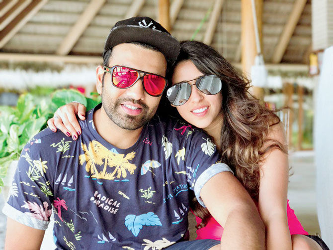 rohit sharma and ritika sajdeh