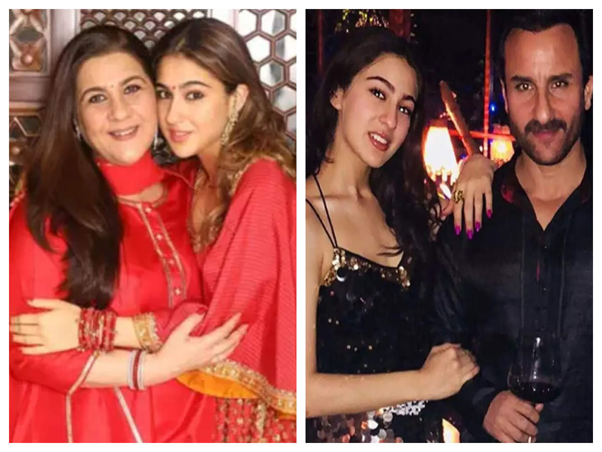 sara ali khan with parentsdfg