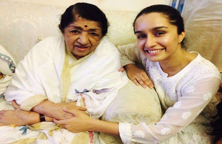 shraddha kapoor and lata mangeshkar