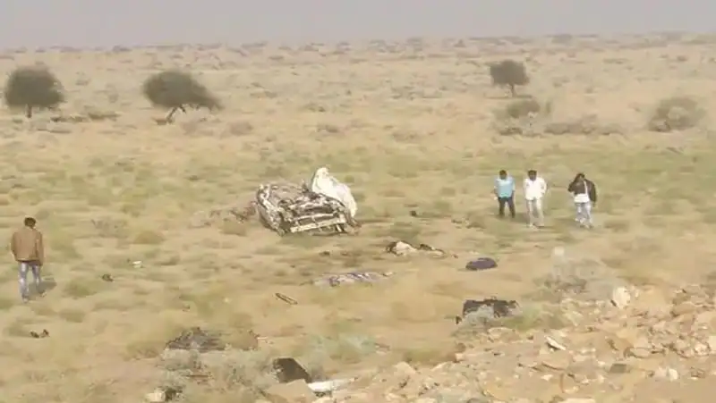 sri-ganganagar-family-had-accident-in-jaisalmer