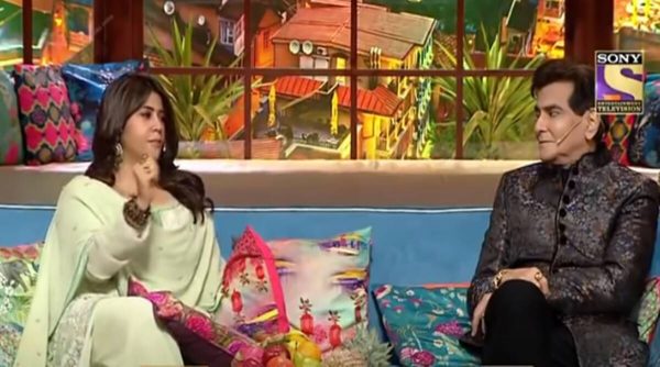 the kapil sharma show jitendra and ekta kapoor