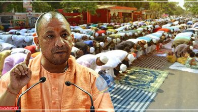 yogi adityanath reaction namaz on road