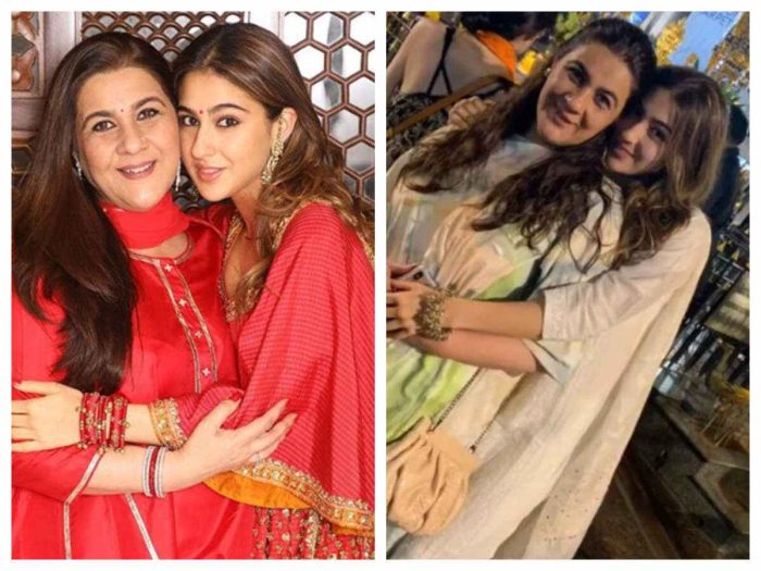 sara ali khan with her mother