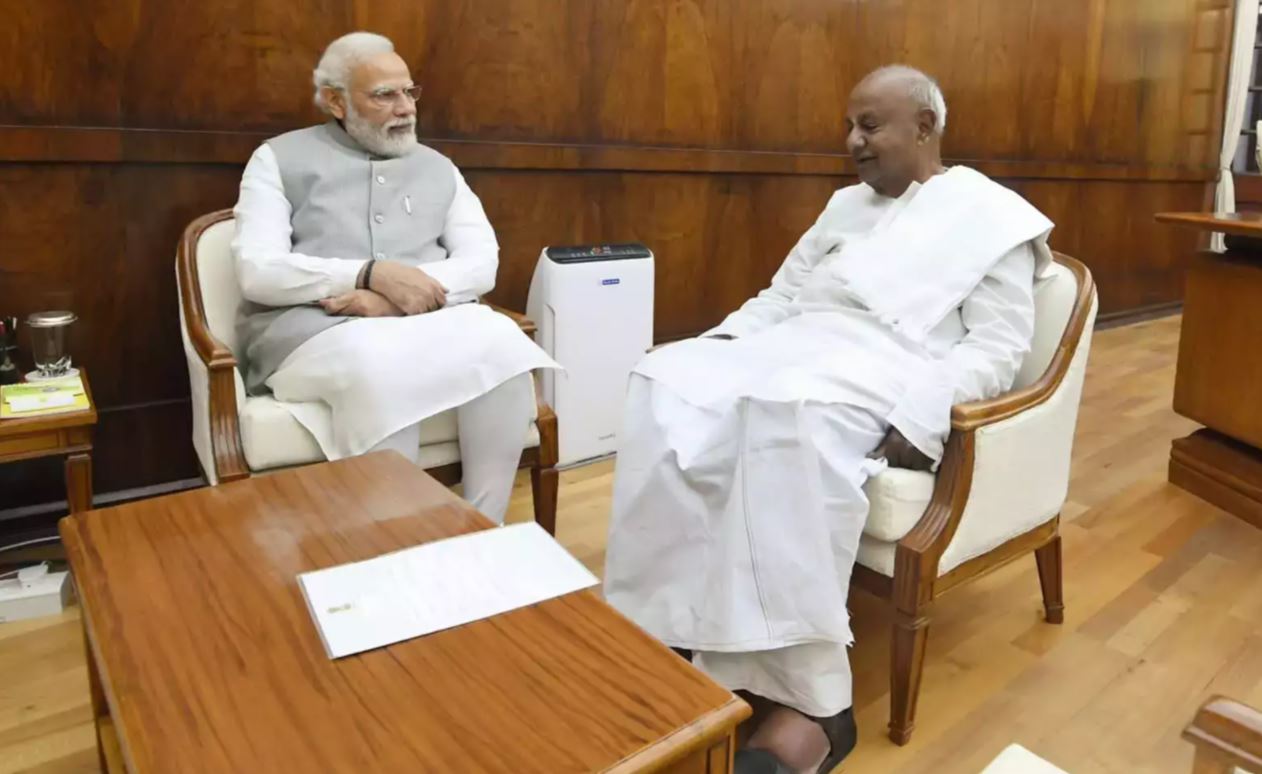 H. D. Devegowda and narendra modi