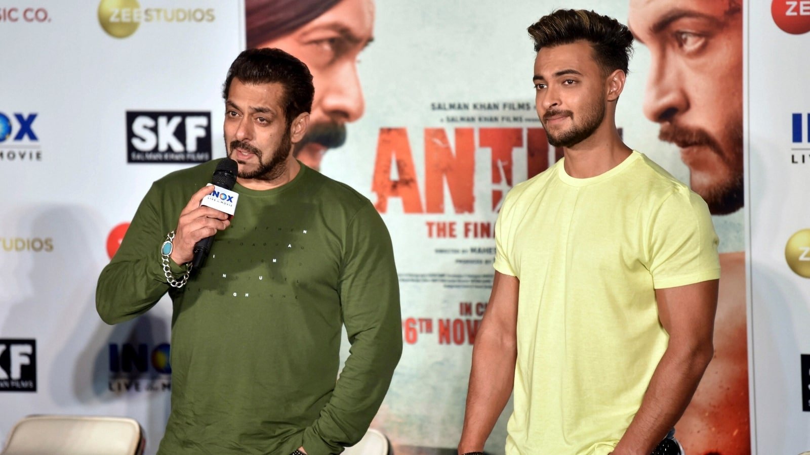 aayush sharma and salman khan