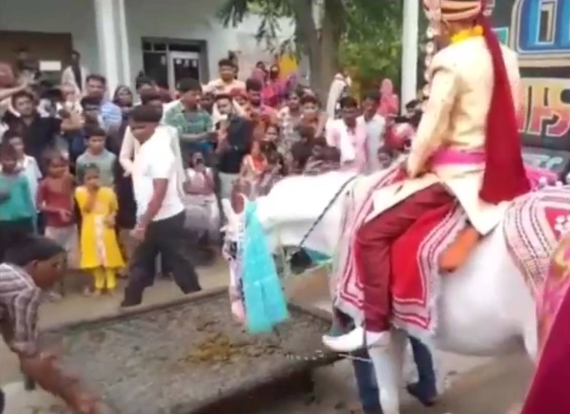 groom with horse 