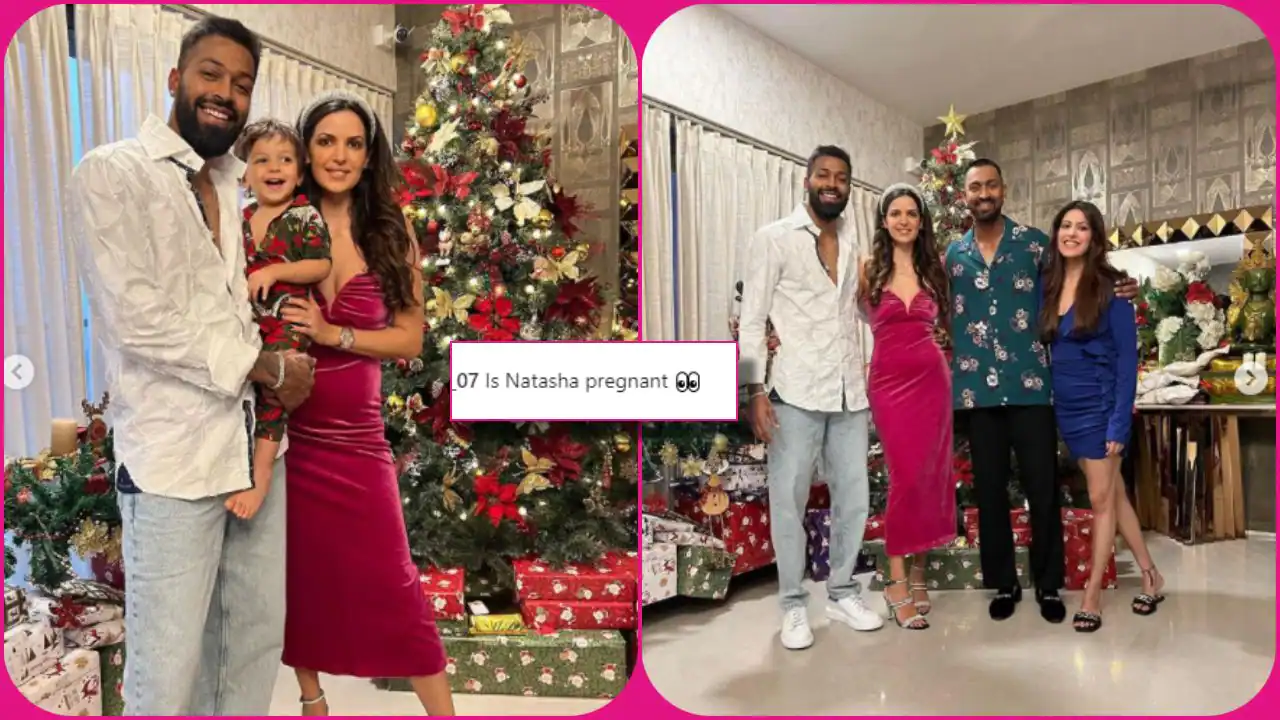 hardik pandya christmas celebration