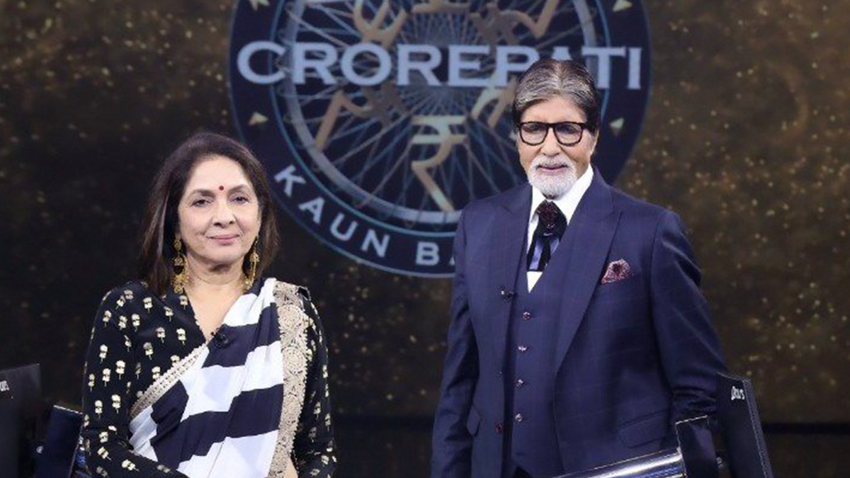 kbc 13 neena gupta and gajraj rao