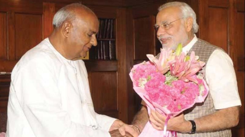 pm modi hd devegowda
