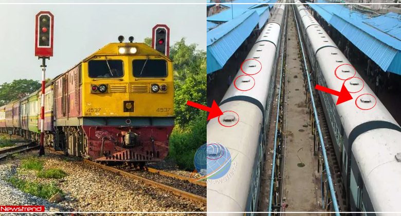 round-shaped-lids-installed-on-the-roof-of-trains