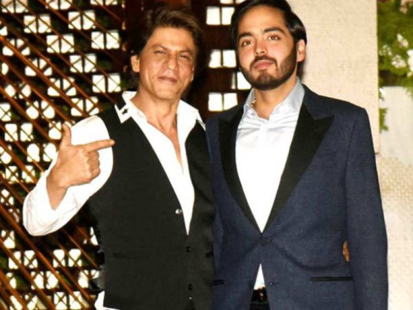 shahrukh khan and anant ambani