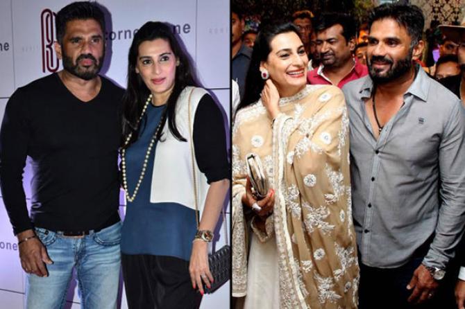 suniel shetty and mana shetty 