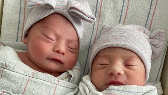 Twins born on different date and year