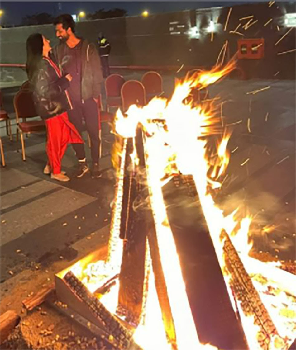 Katrina Kaif-Vicky Kaushal Lohri Celebration