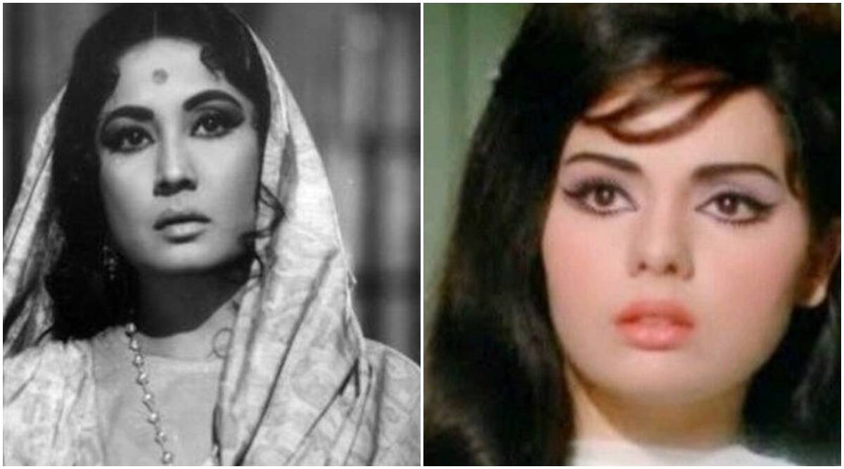 Meena Kumari and Mumtaz