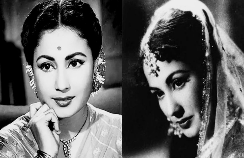 Meena Kumari and Mumtaz