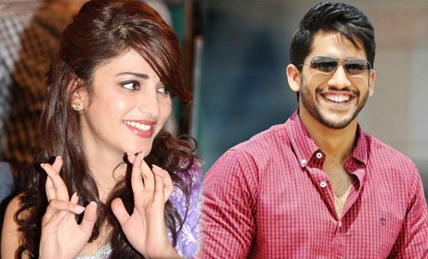 Shruti Haasan and naga chaitanya