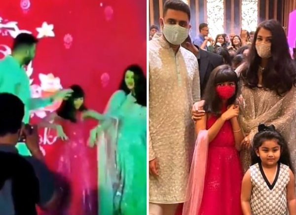 abhishek and aishwarya and aradhya dance