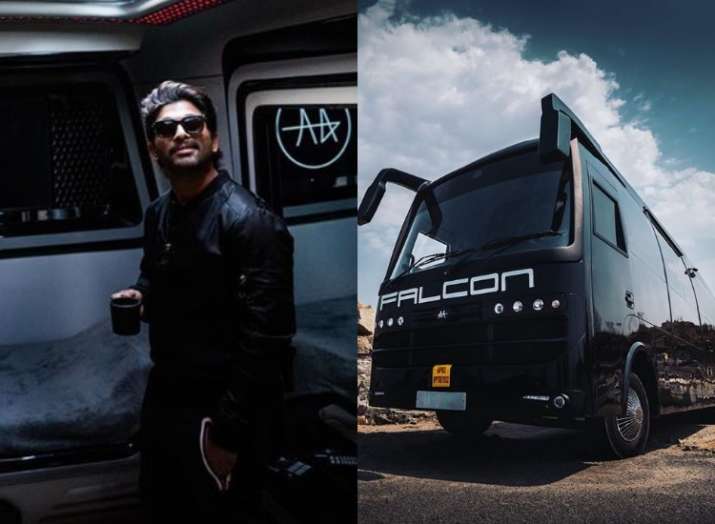 allu arjun vanity van