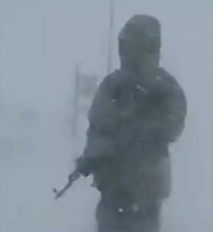 indian army in snow