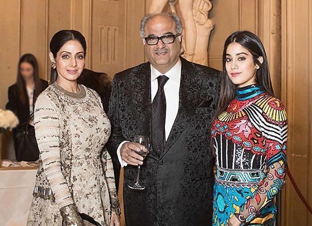 janhvi and sridevi and boney kapoor