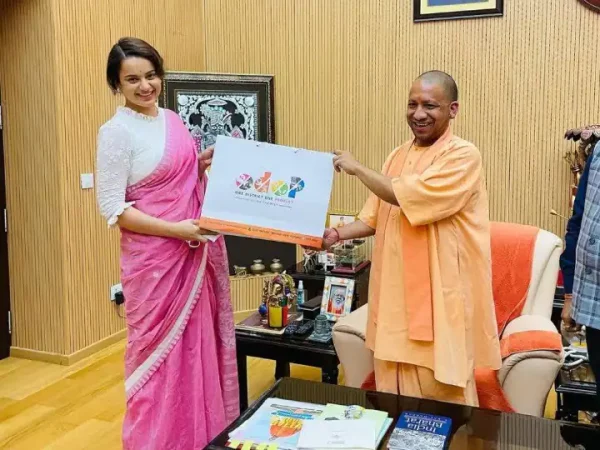 kangana ranaut and cm yogi